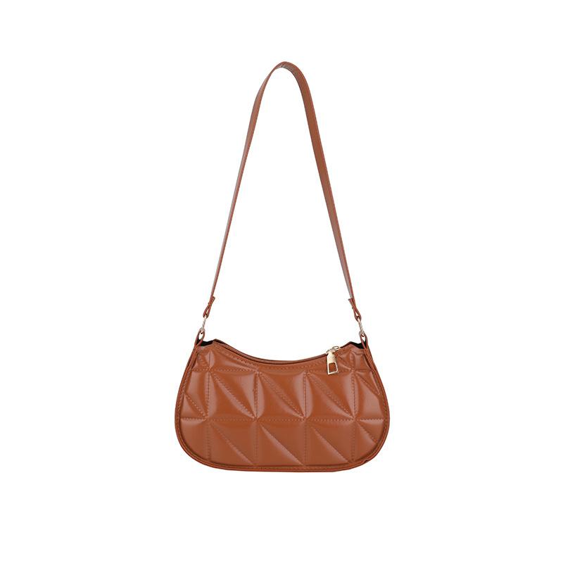 Cross-border 2026 New Casual Handbag Bag Niche Design Trendy Underarm Bag Retro Simple Shoulder Bag Commuting