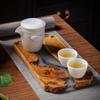 Nordic Style Epoxy Resin River Tea Tray Household Black Sandalwood Dry Foam Tray Ink Resin Tray Anti Scald Tea Pot