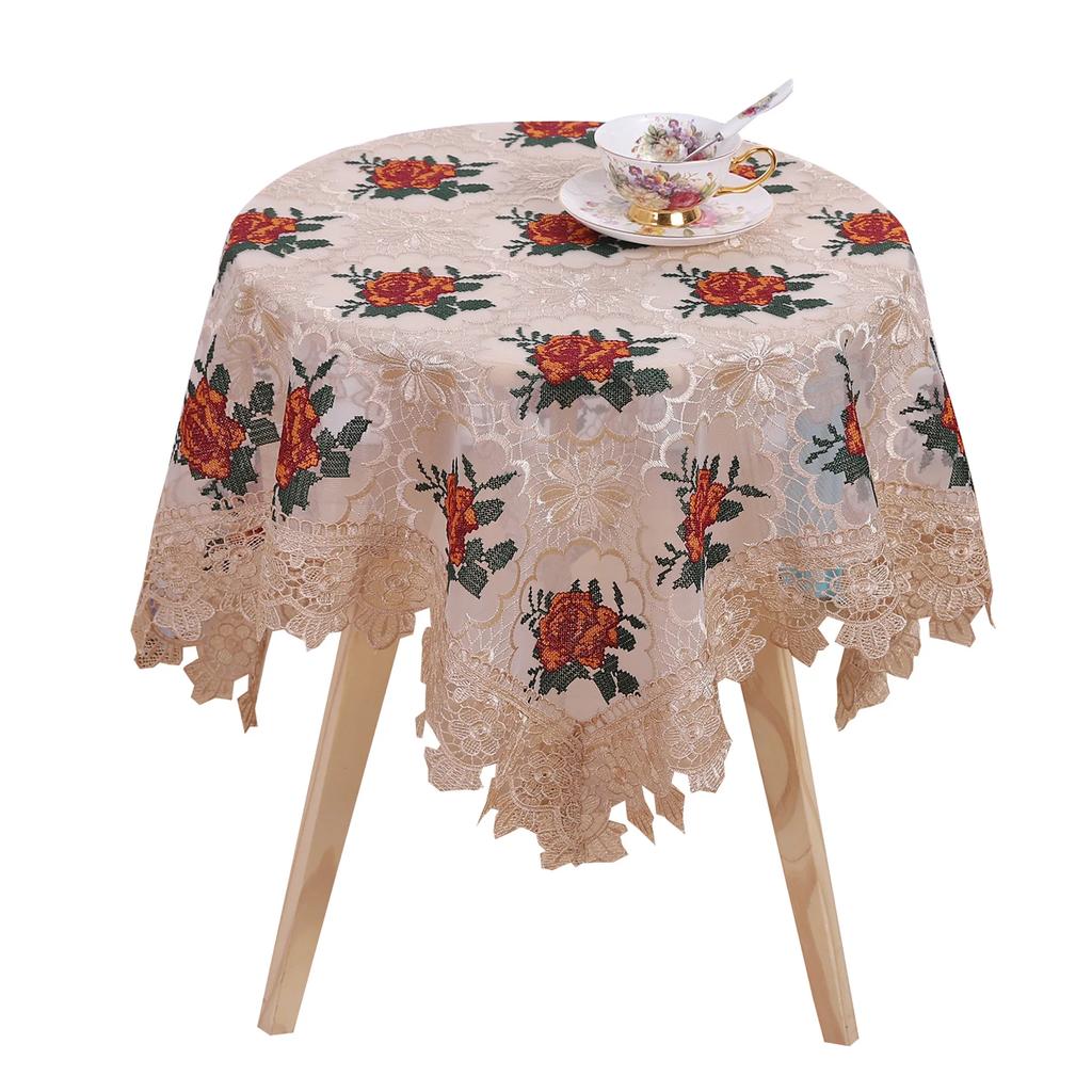 Rectangle Tablecloth Modern Dining Table Cover Embroidered Tea Table Cloth Lace TV Cabinet Covers For Home Decor Tablecloth