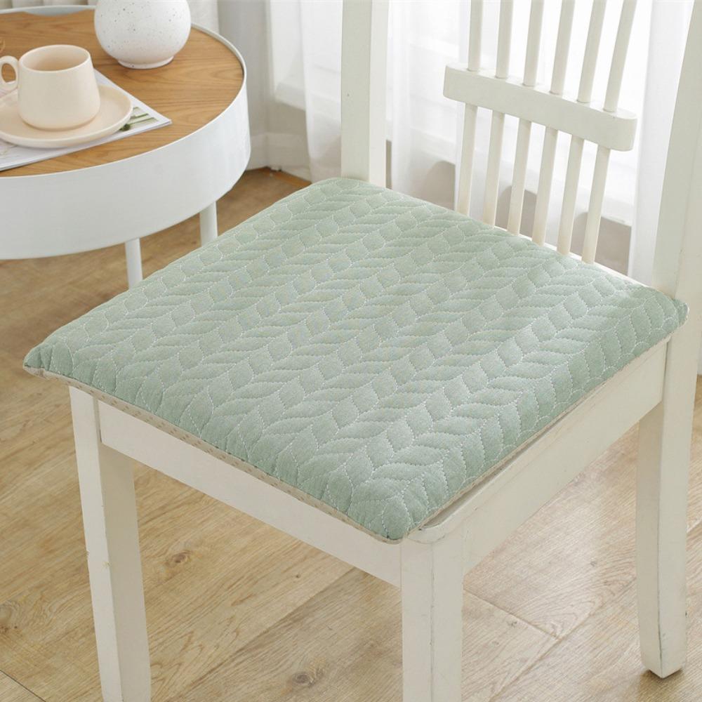 Square Seat Cushion with Strap Chair Mat Practical Japanese Cotton Chair Cushion  Four Season