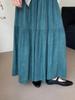 Non-returnable: Korean Style Pleated Long Skirt - Versatile Women's Niche Design