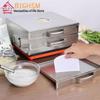 2pcs Dough Scraper Bowl Food-safe Plastic Dough Cutter Flexible Bench Multipurpose Food Scrappers For Bread Dough