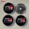 4Pcs 60mm Car Wheel Center Hub Cap Rim Cover For GR Sport Corolla RAV4 C-HR Yaris Camry Prado Prius Car Auto Accessories