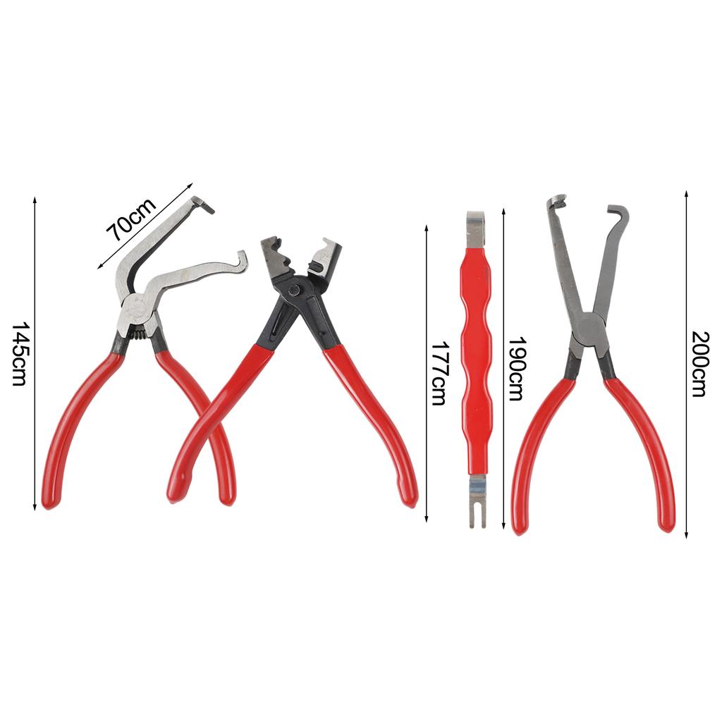 4 Stück Kfz-Trennzange für elektrische Verbindungen Werkzeug zum Trennen elektrischer Steckverbinder Kfz-Stromabschaltzange Demontagesatz