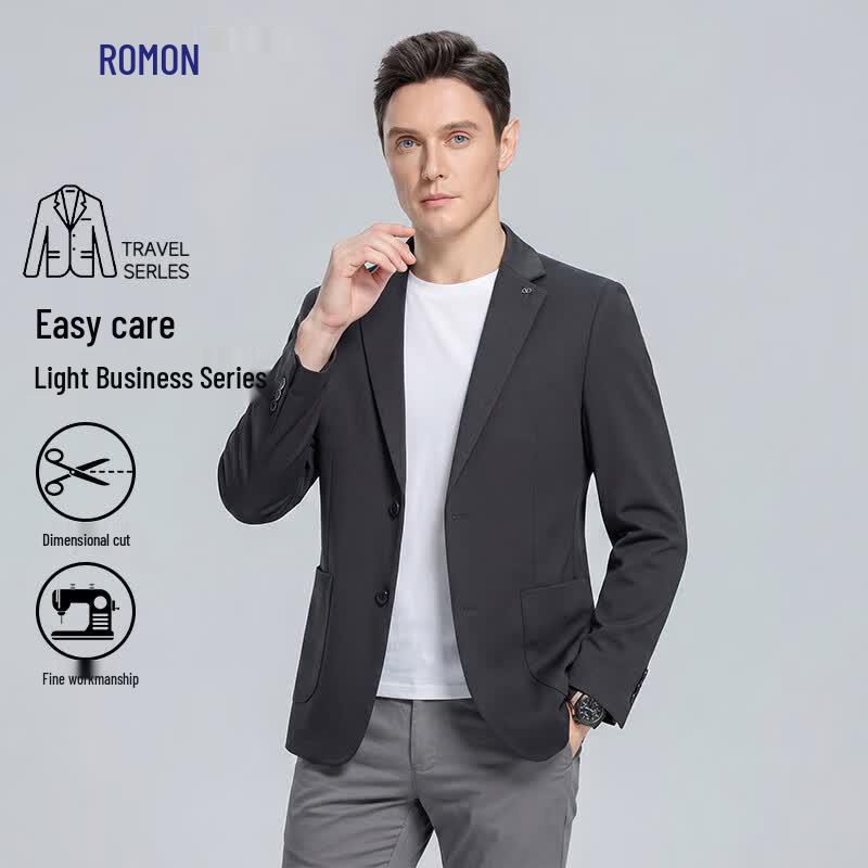 Romon Men s Light Business Suit Blazer 190A серый