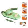 2-In-1 Dumpling Maker - Kitchen Utensil For DIY Dumpling Moulds And Dough Pressing - Stainless Steel Dumpling Skin Press