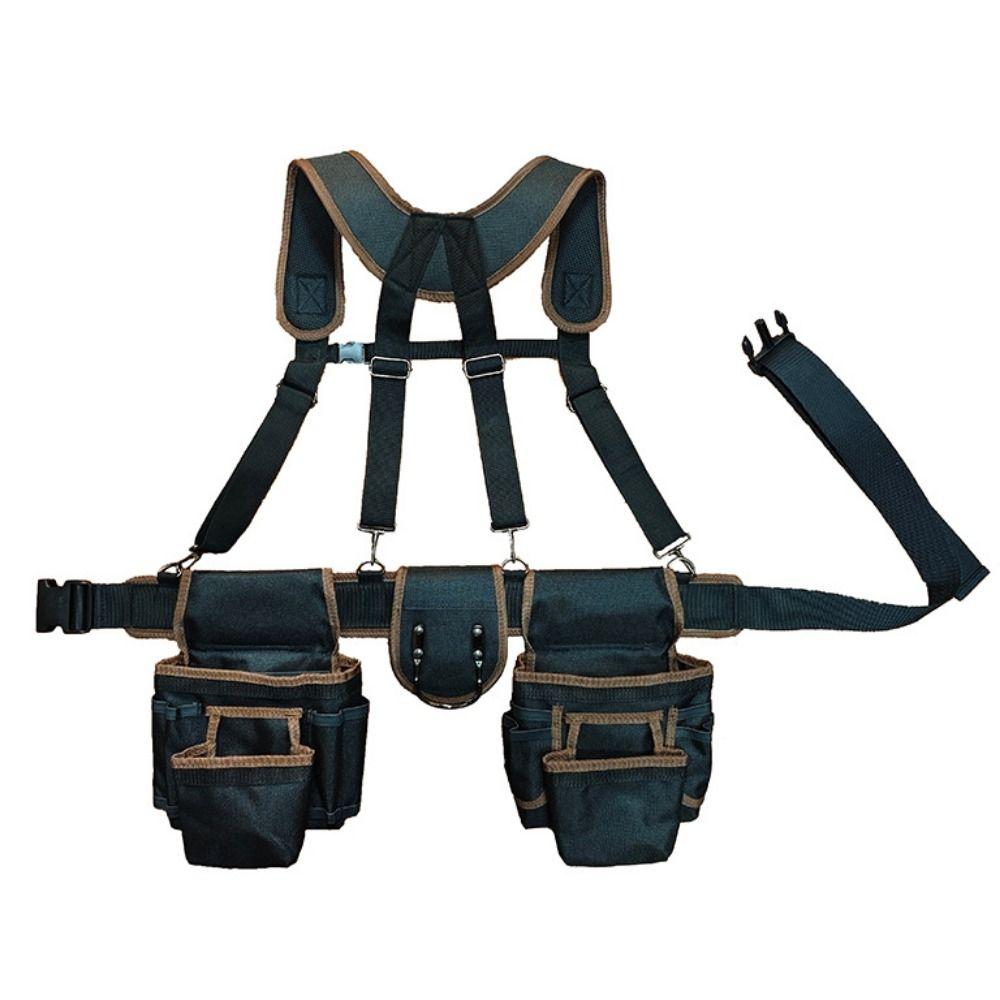 Large Capacity Woodworking Tool Belt Adjustable Design Multi Functional Tool Belt  Carpenter Work
