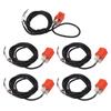 5Pcs Proximity Switch NPN Normally Open 100Hz Response Frequency IP65 Proximity Sensor DC10?30V