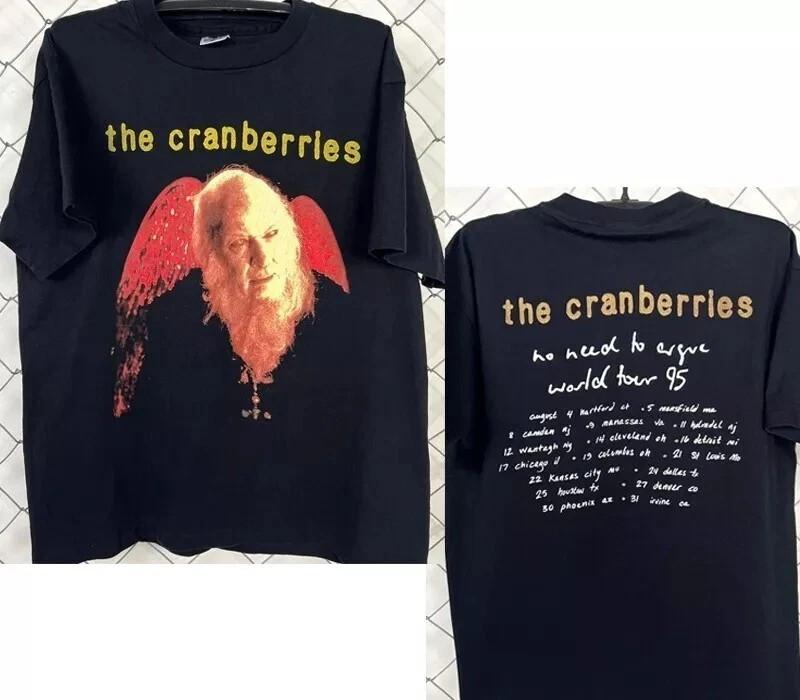 

Футболка The Cranberries Tour 1995’s Двусторонняя Черная футболка Унисекс Классический стиль S-4XL 4XL