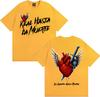 Anuel AA Rhlm 2 Real Hasta La Muerte Heart T Shirt Unisex Women Fashion Retro Short Sleeve Tshirts Cotton ONeck Oversized Tshirt