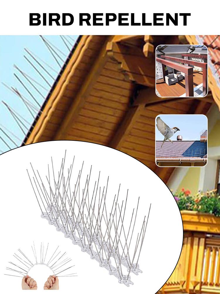 Stainless Steel Protection Against Bird Spines 10/12/14 Needles Pigeon Spikes Bird Repeller Set Deterrent Anti Bird Pigeon
