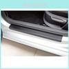 Durable Carbon Fiber Car Scuff Plate Door Sill 4d Sticker Panel Protector Set Of 4