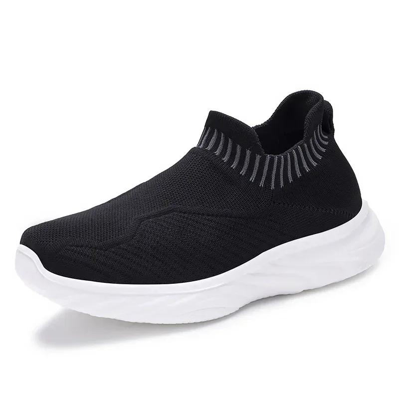 Fashion New Spring Summer Women Shoes Knitting Sock Women's Sneakers Breathable Women Flat Shoes Soft Bottom Casual Walking Shoes