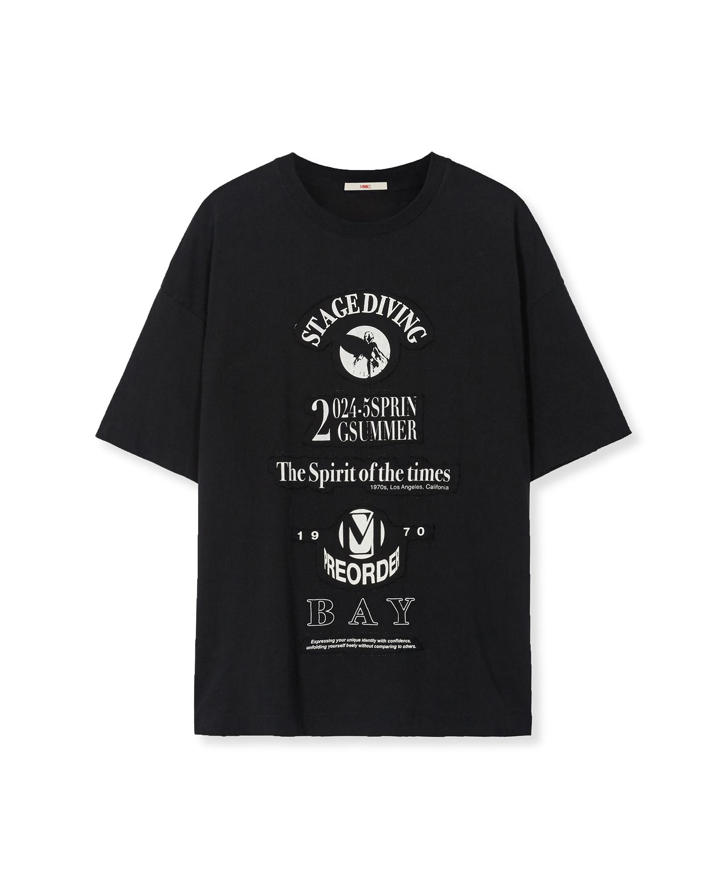 Mmic Mossing T-Shirt Black L