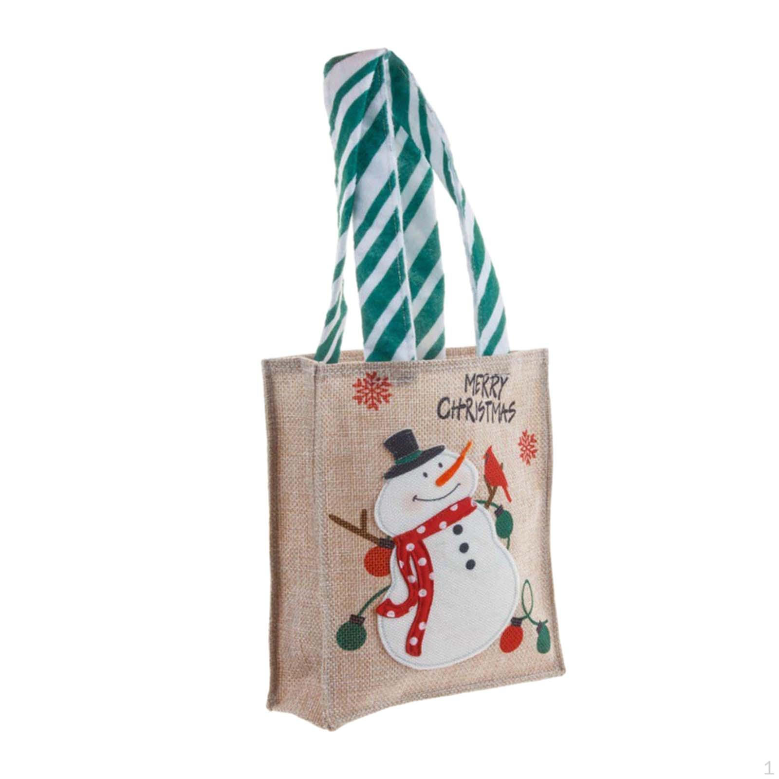 

Рождественская упаковка для мешков Яблоки Мешки для подарков на вечеринку Многоразовые игрушки Подарочный мешок для праздников День рождения Snowman