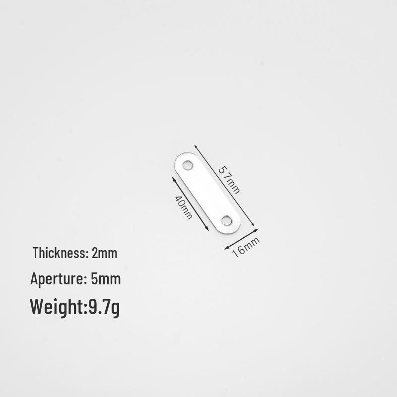 Stainless Steel Flat & L-Type Angle Bracket Reinforcement Connector