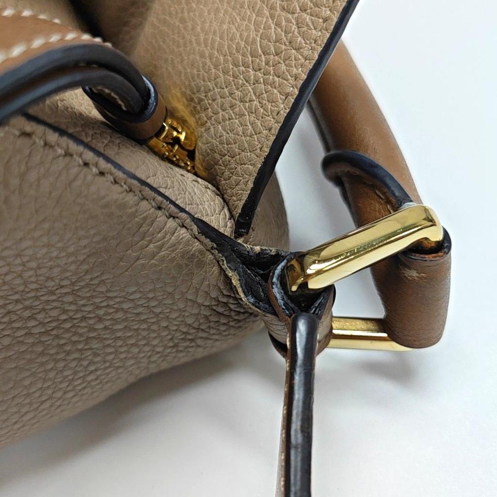 [Gebraucht] Loewe Kleine Puzzle Edge Tasche 'Taupe' - Gut #4XUINF