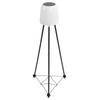 Metal Solar Floor Lamp Solar Powered Plant Stand Easy Assembly IP54 Waterproof Outdoor Floor Lamp for Garden Patio Yard