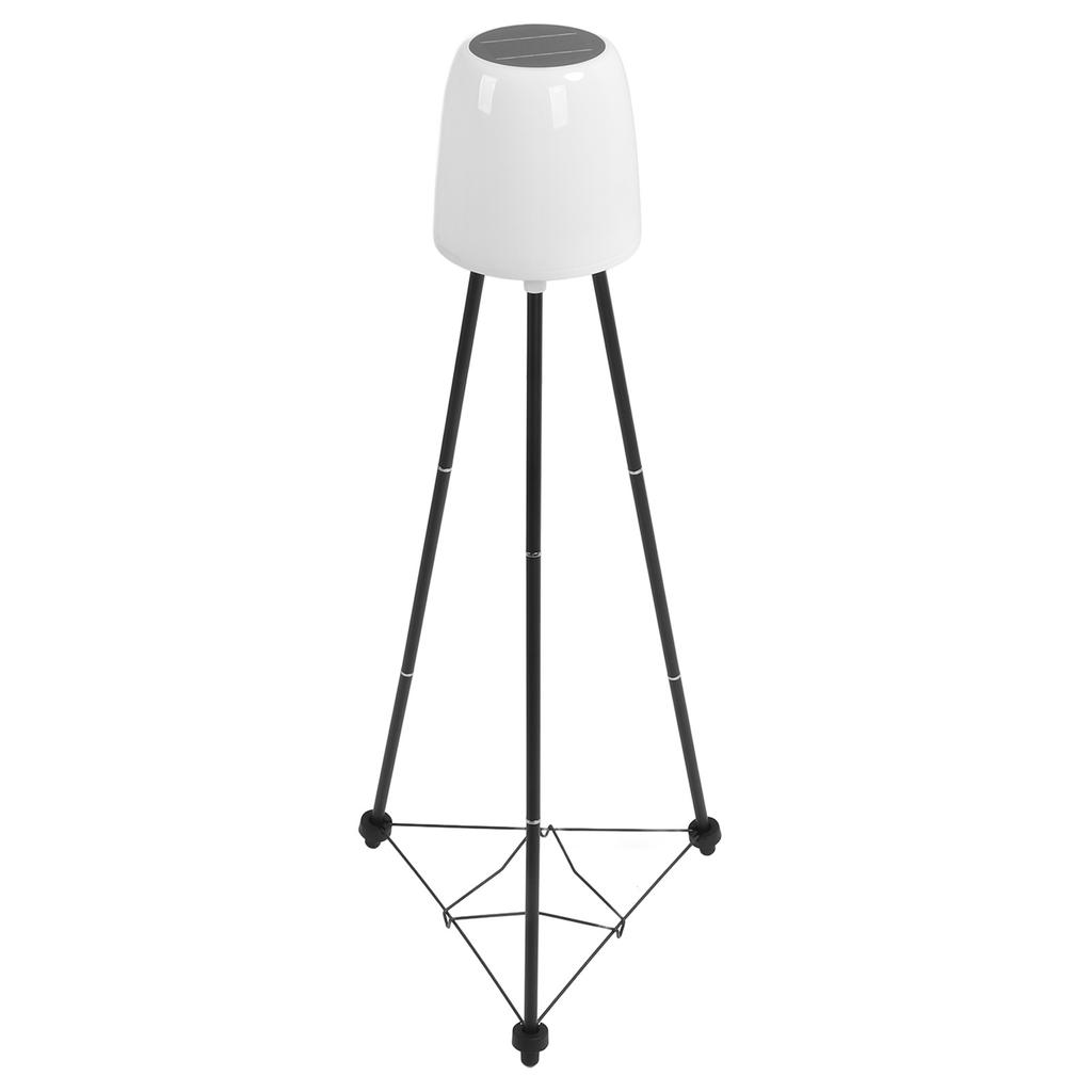 Metal Solar Floor Lamp Solar Powered Plant Stand Easy Assembly IP54 Waterproof Outdoor Floor Lamp for Garden Patio Yard