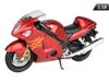 Model 1:18, SUZUKI HAYABUSA, červená (M144SUHAYAC)