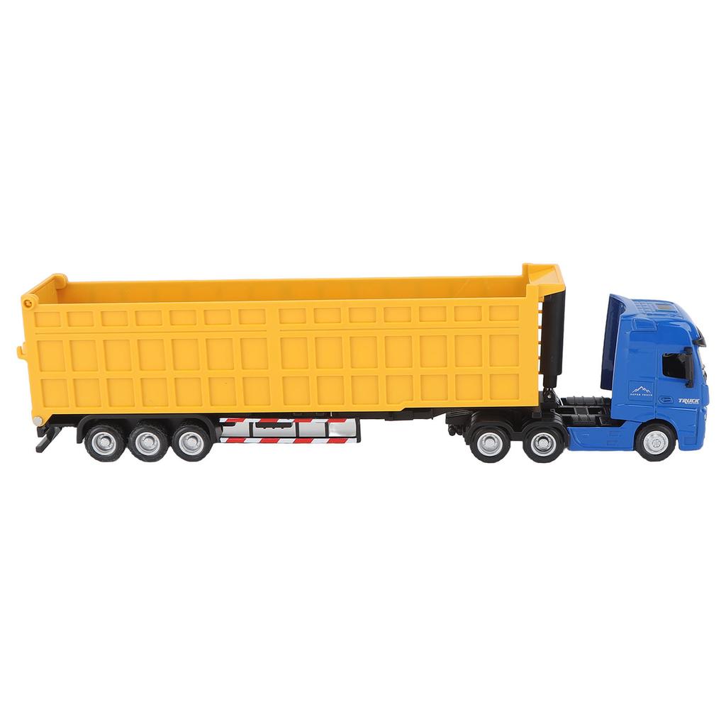 1:50 Scale Diecast Model Truck Toy Static Model Car Dump Truck for Kids Children Boys Gifts Yellow