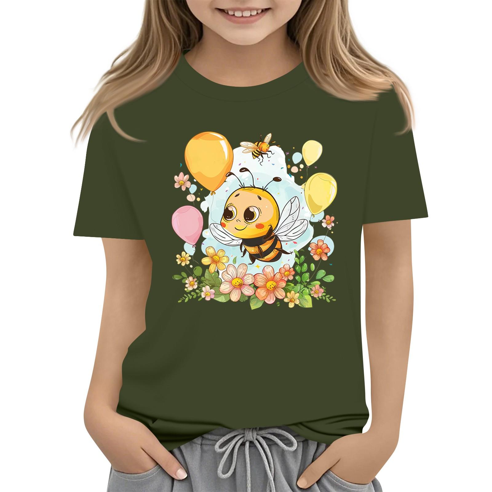 

Детская модная повседневная футболка с круглым вырезом и короткими рукавами 100 армия зеленый