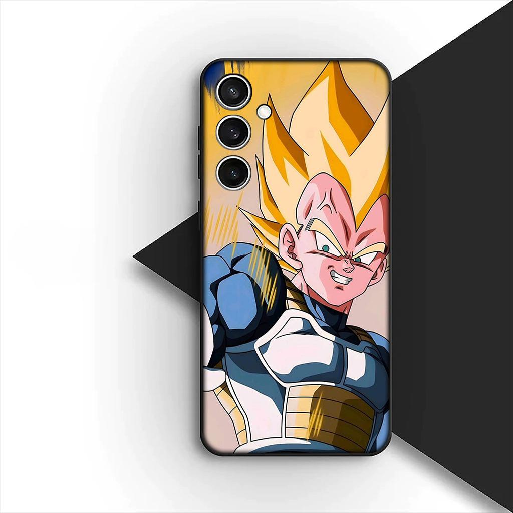 Cover for Motorola Moto G86 G57 E14 E15 G14 G34 G67 G84 G24 A54 G15 Power E22 Casing Phone Case Cartoon Dragon Gokus Ball Vegeta