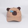 Cotton Baseball Hat Snot Capybara Sunscreen Hat Korean Peaked Cap  Kids