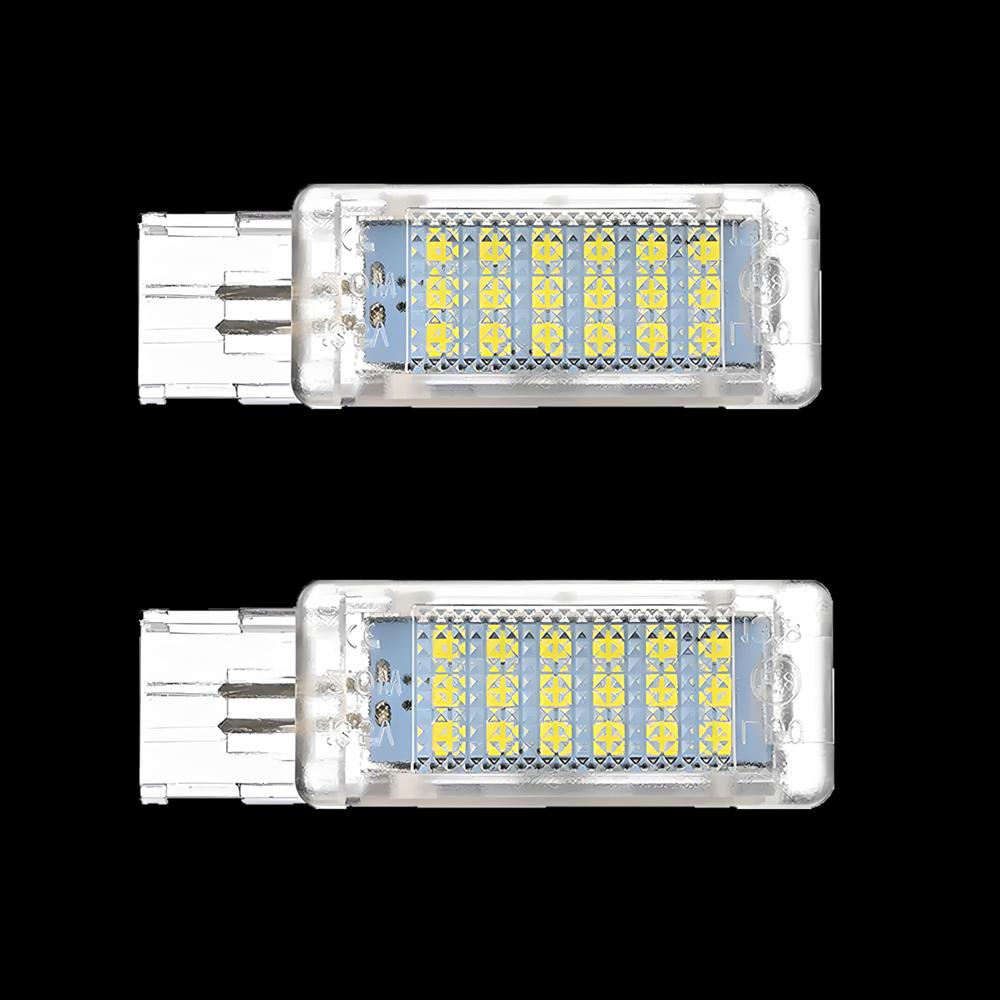 CANbus White Blue For Seat Ateca Alhambra Skoda Superb Rapid VW Passat B6 B7 Golf 5 6 Caddy LED Footwell Light Glove Box Lamps
