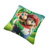 Federa Cuscino Personalizzata Videogioco Mario Manga Decorazione Cuscino Salotto Federa Quadrata