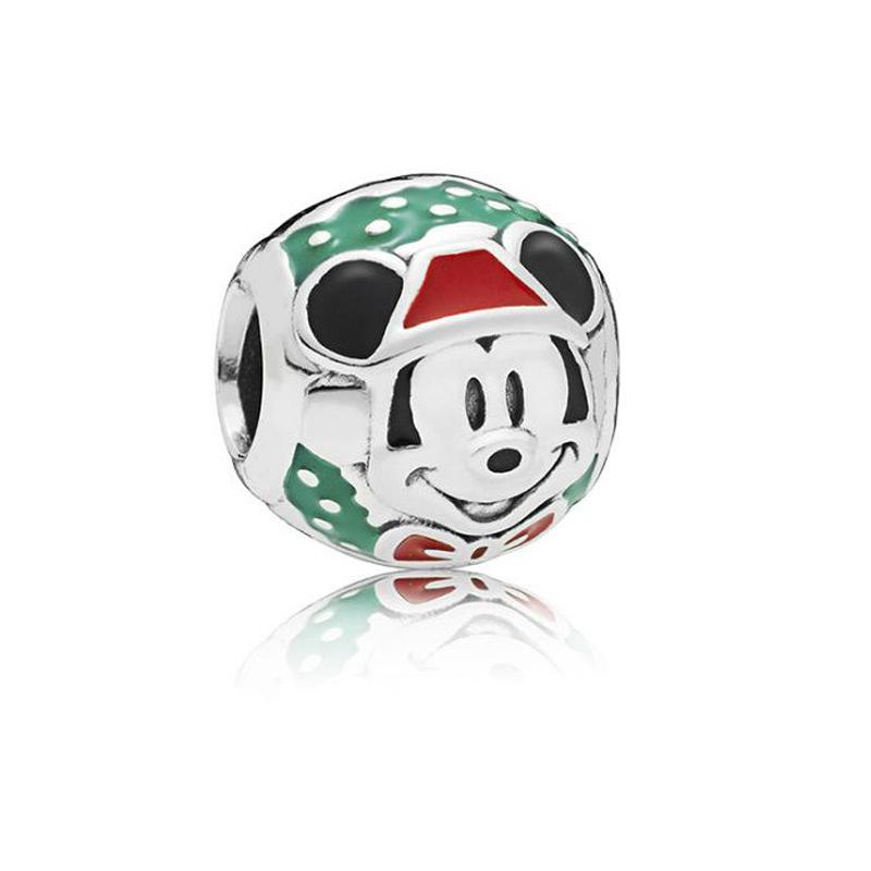 High Qualitycopper   Mickey Mom Minnie Clip Stitch Charms Bead Fit Original Bracelets Charm Diy Women Jewelry