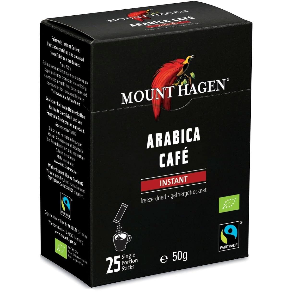 Mount Hagen Organic Fair Trade Instant Coffee Stick 50g (2g25P)