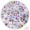 100 Teile/satz Lila Lavendel Aufkleber DIY Fashion Decals Aufkleber