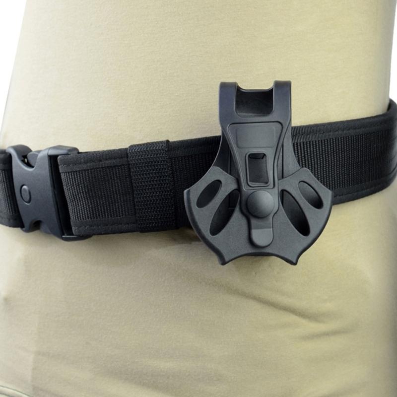 Portable Open Top Handcuff Case 360 Rotation Handcuff Holder Wear-resistant Handcuff Holsters Polices Shackles Cover
