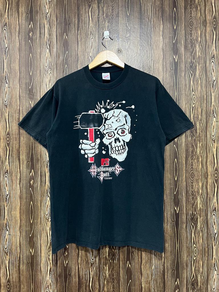 Vintage 90s Headbangers Ball MTV / Television Program / Band Tees / Heavy Metal Music / Size L