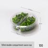 Petunia 100-Pack Disposable Plastic Sauce Cups for Seasoning and Fresh-Keeping