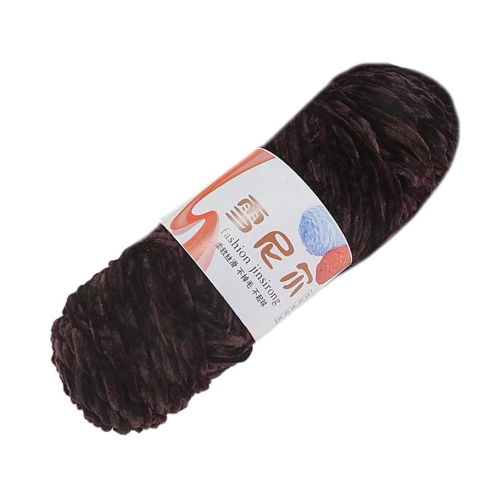 Skin Friendly Velvet Hand Knitting Yarn for DIY Cardigan Gloves Shawl Knitting Threads for Crochet Sweater Scarf Clothes