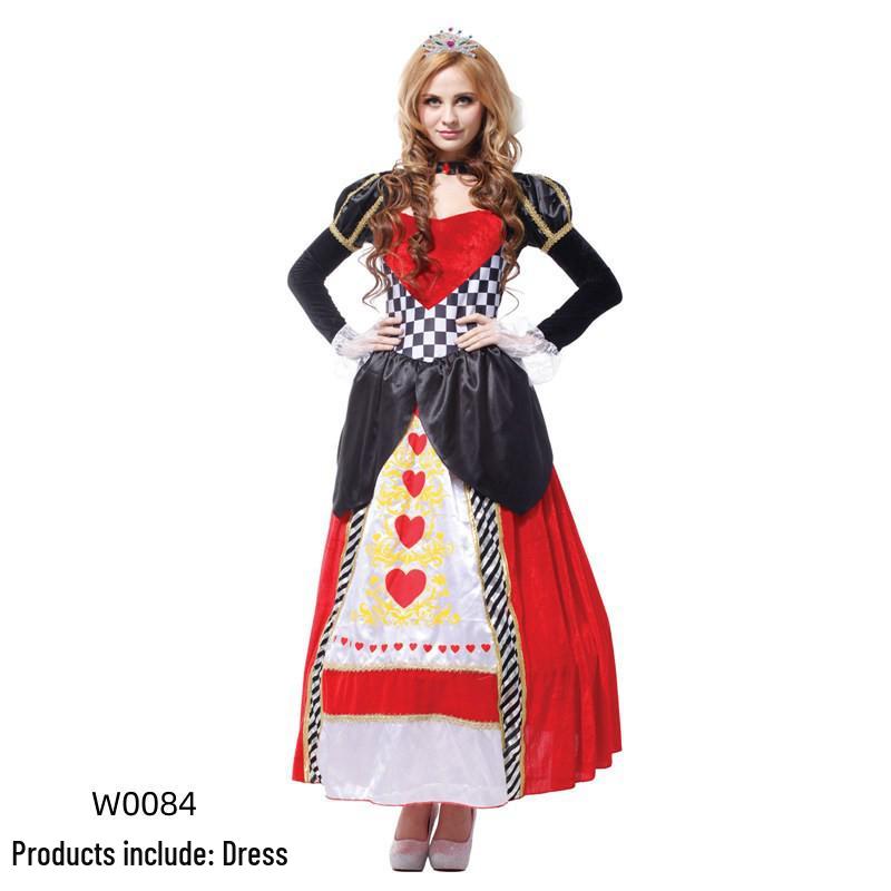 

Queen of Hearts Adult Women s Halloween Costume W0084 Small