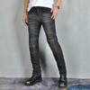 Mens Winter Motorcycle Riding Jeans With Thermal Lining Windproof Protective Pants Biker Gear
