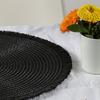 Hot-selling natural and environmentally friendly table mat, woven paper placemat, thermal insulation and anti-scalding bowl mat, coaster decorative