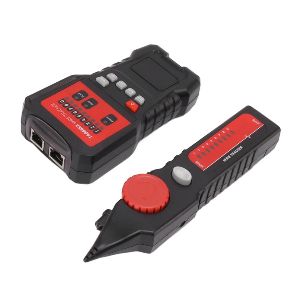 Localizador de Fios Elétricos com Indicador LED Portátil Localizador de Cabos de Rede e Telefone Receptor