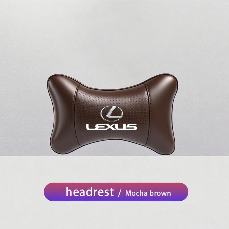 lexus Car Seat Headrest Auto Logo Neck Pillow Accessories For Lexus F SPORT ES RX NX LS UX LM LX GX LC RZ IS CT GS RC HS SC LBX
