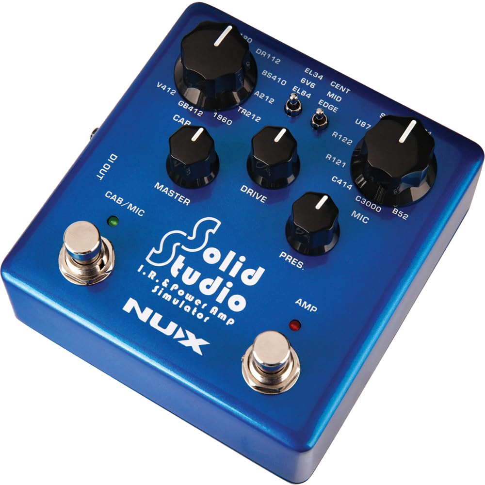 NUX Solid Studio IR Power Amp Simulator Guitar Effector NSS-5 &