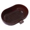 Bird Feeder Box Portable Parrot Bathtub Oval Plastic Bird Wash Shower Box Haning Bird Food Bowl for Cleaning and Feeding