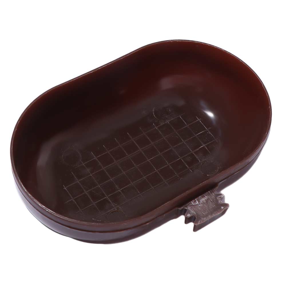 Bird Feeder Box Portable Parrot Bathtub Oval Plastic Bird Wash Shower Box Haning Bird Food Bowl for Cleaning and Feeding