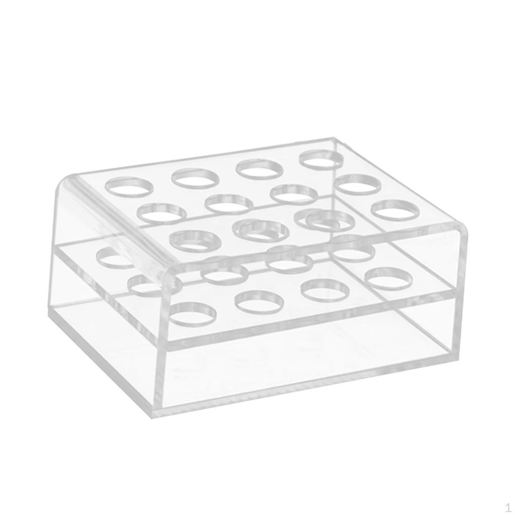 Acrylic Brush Display Pen Holder School Organiser for