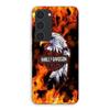 Phone Case - MANIACASE - Samsung Galaxy S23 Plus - Silicone - Black - Fire Eagle