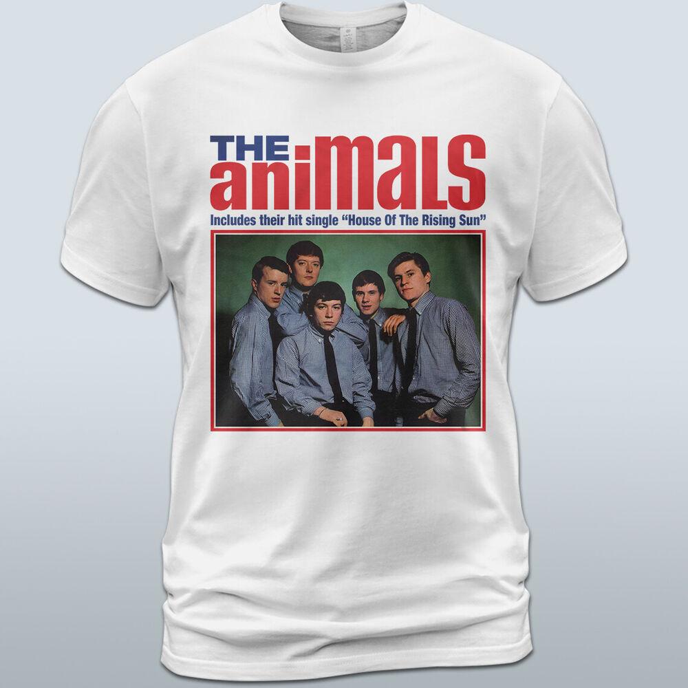 

Cotton T-Shirt The Animals Album Tee John Steel Mick Gallagher Eric Burdon Unisex T-Shirt XXXXL
