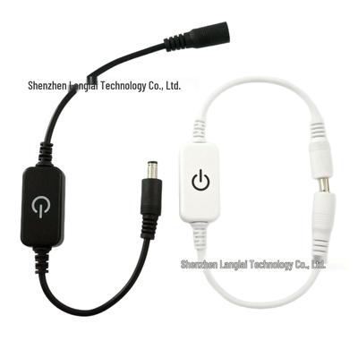 Mini LED Touch Dimmer Switch for Monochrome Light Strips, 12-24V.