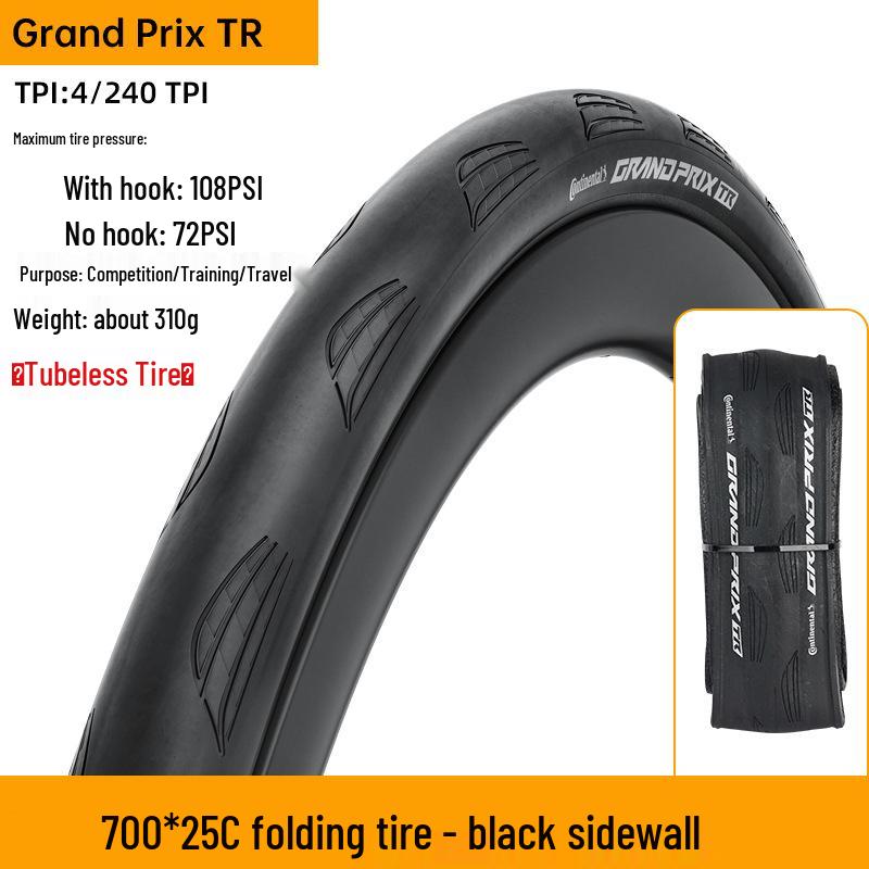 Anvelopă pliabilă tubeless Continental GP5000 TR pentru bicicletă de șosea 700x28/30
